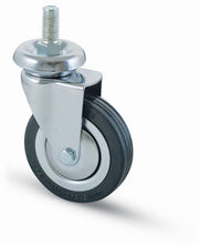 RUOTA CARRELLO D  80 MM GOMMA 155/B PERNO 12MA- AVO- 4,0 pz