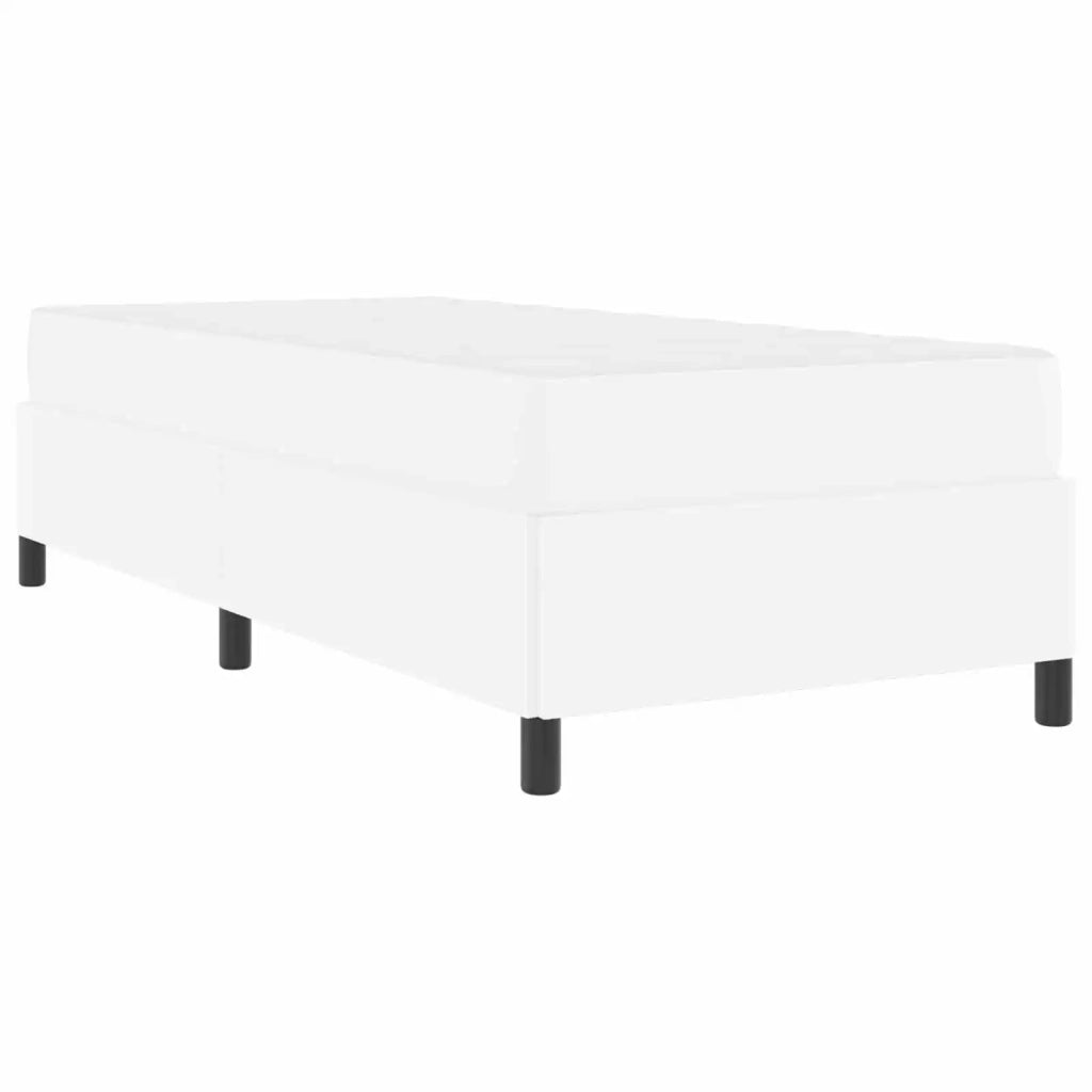 Struttura del letto con materasso Bianco 80 x 200 cm Tessuto 3398970
