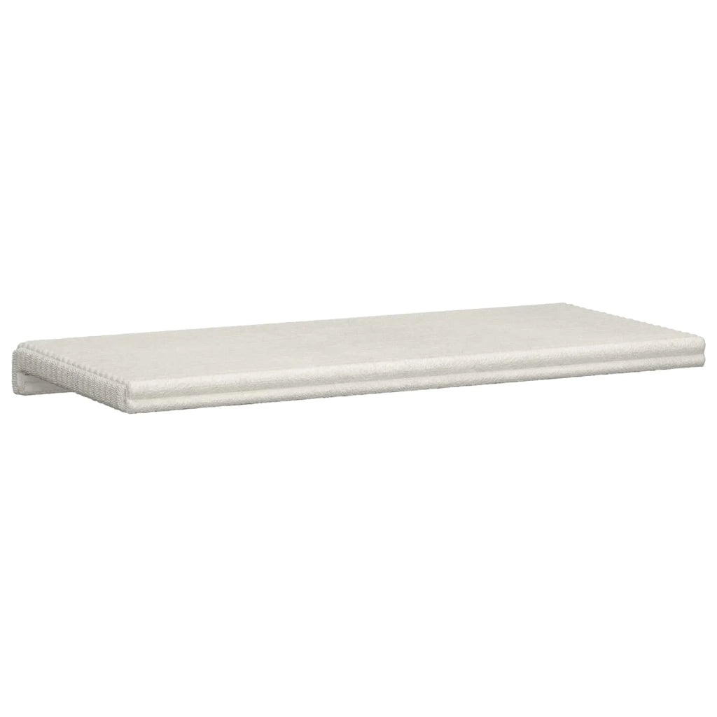 Cuscino per panchina Corduroy Morbido Crema Profondità 35 cm 42043298