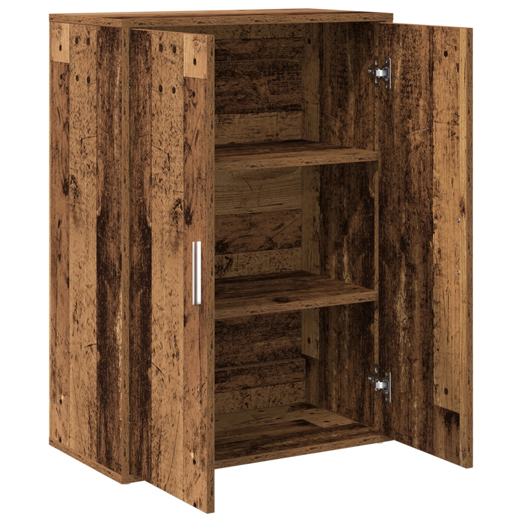 Credenza Legno Vecchio 60x31x84 cm Legno Ingegnerizzato