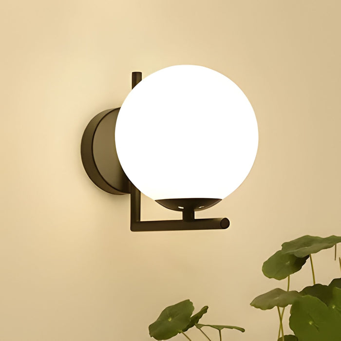 Lampada Da Parete G101-1w Black White