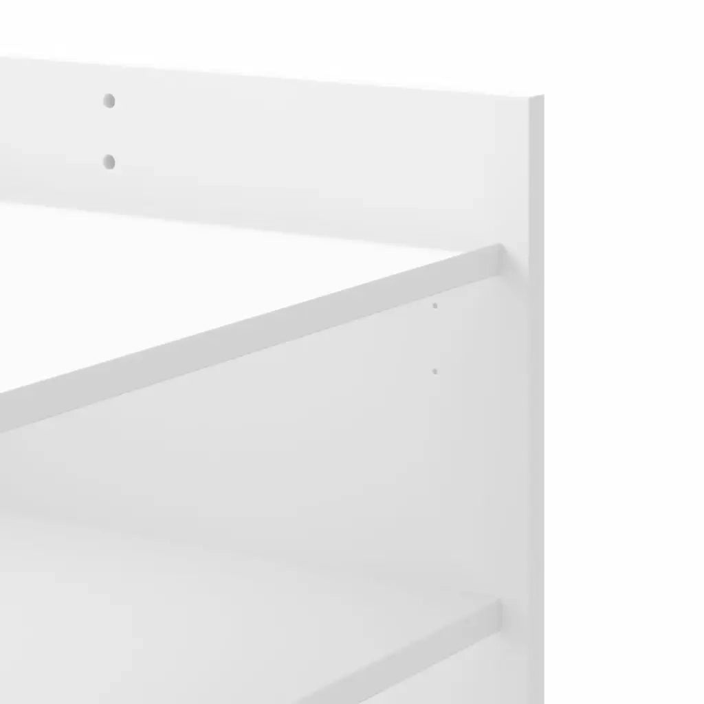 Tavolino da Salotto-Tavolino da soggiorno-Tavolo Bianco 100x50x50 cm in Legno Multistrato 616415