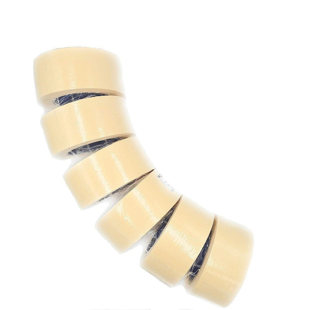 Trade Shop - Nastro Carta Per Mascheratura Verniciatura 50mtx50mm 6 Rotoli Carrozziere Pittura -