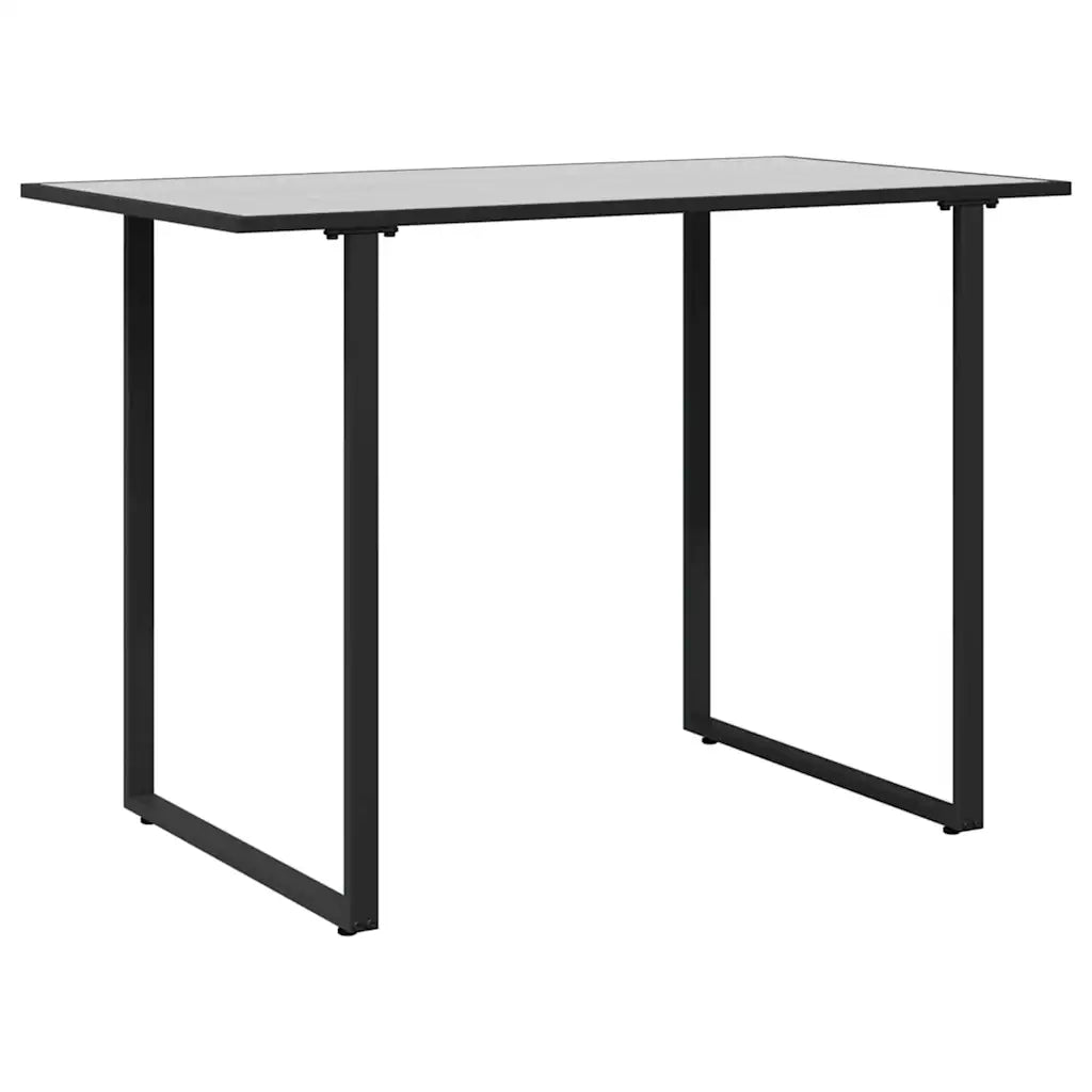 Set Divano da Giardino con cuscino 6 pcs Nero Acciaio 3378954