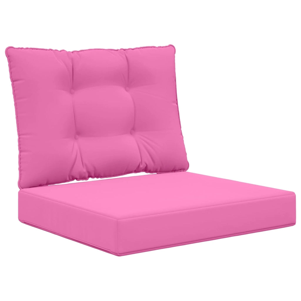 Cuscino per divano da esterno 2 pcs Rosa Poliestere