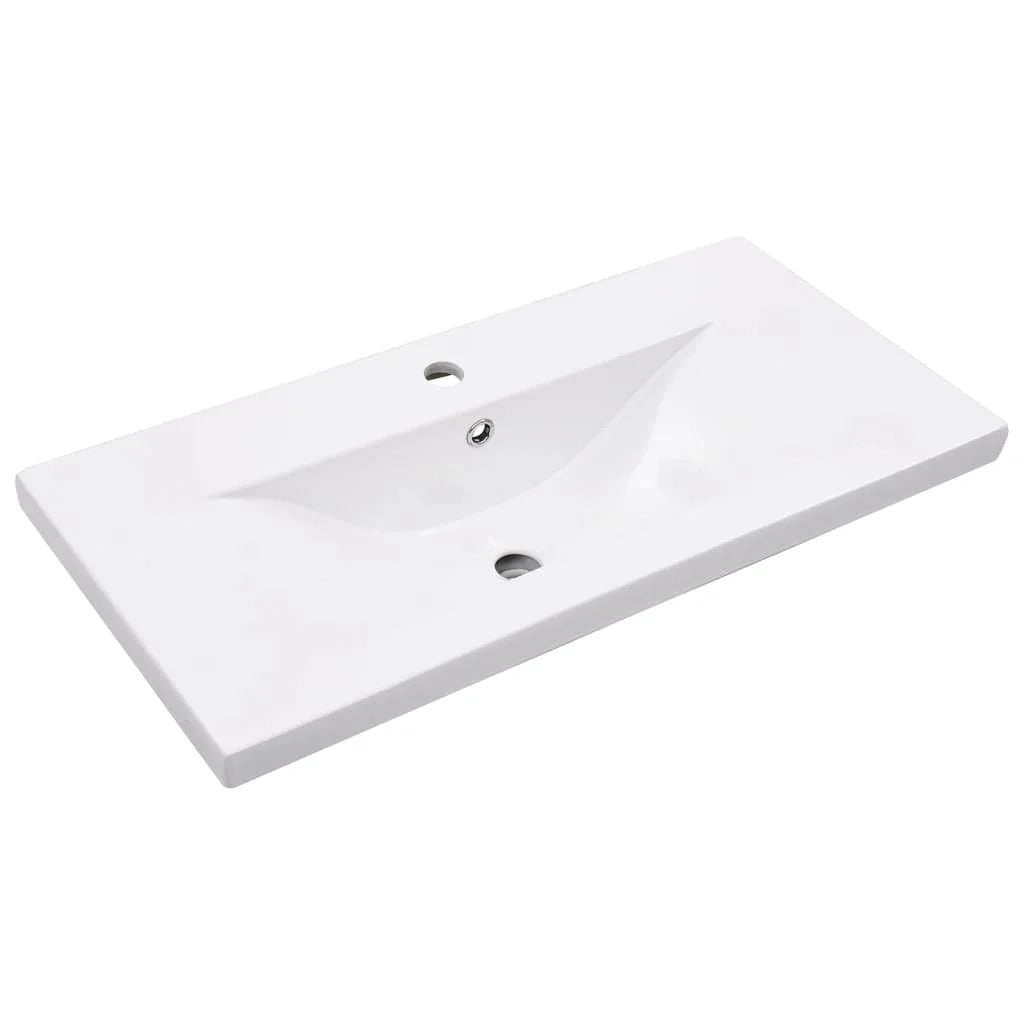 Struttura lavabo da bagno 79 x 38 x 83 cm vasca da incasso ferro bianco 02_0006771