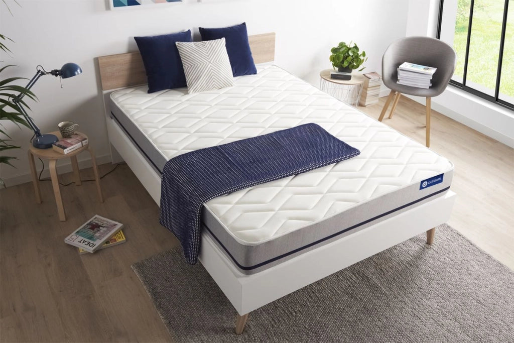 Materasso matrimoniale Actilatex soft 150x190cm - Spessore : 20cm - Lattice e memory foam - Moderatamente rigido