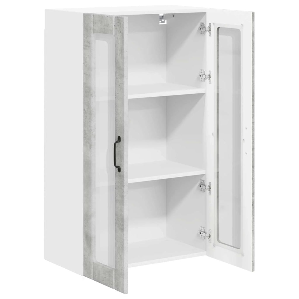 Pensile cucina con porta Lucca Grigio Cemento 60 x 31 x 100 cm 885178