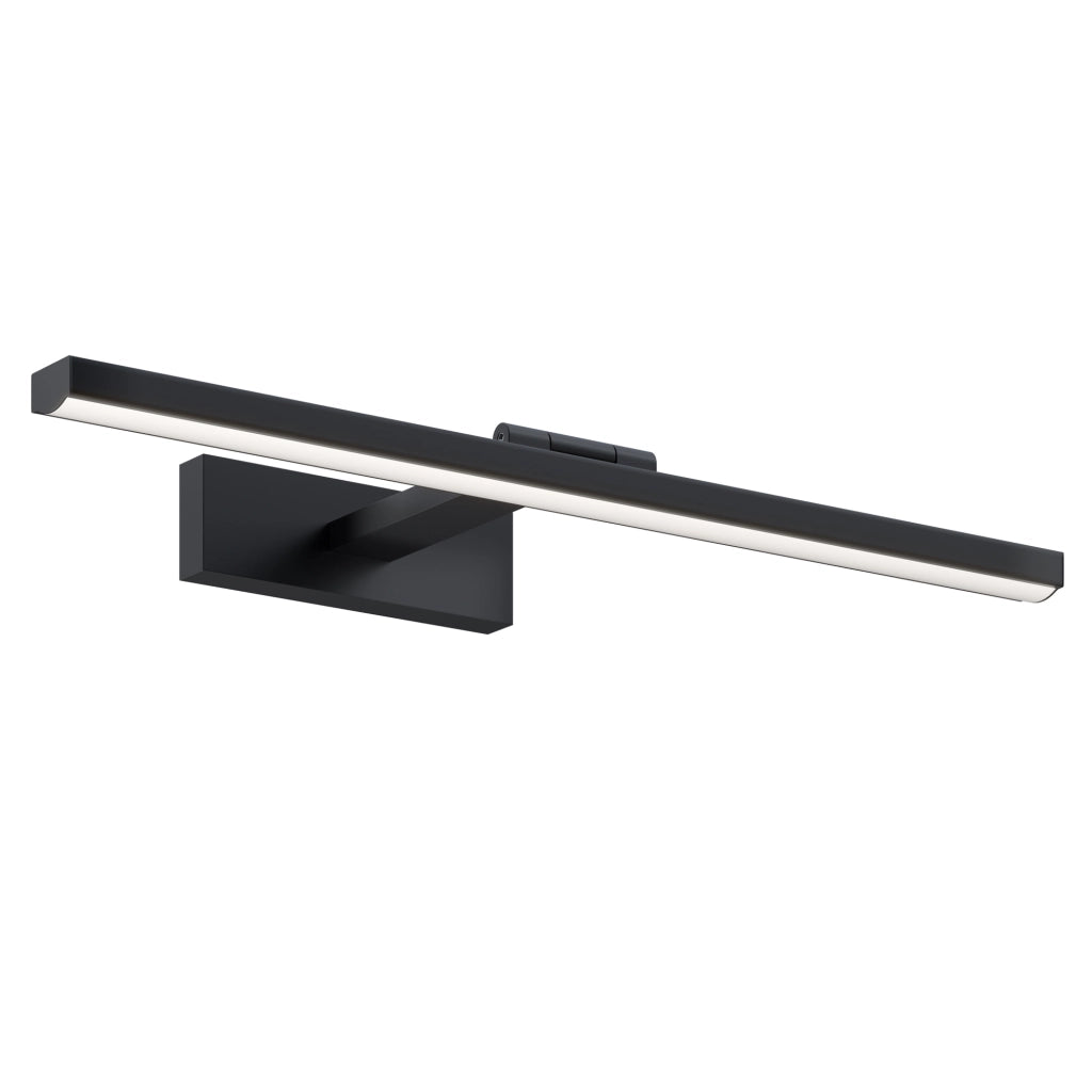 Maytoni Applique moderno Bris 1 luce LED integrato nero metallo acrilico