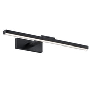 Maytoni Applique moderno Bris 1 luce LED integrato nero metallo acrilico