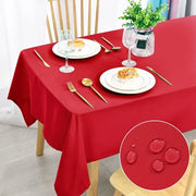 Tavolo Rood Tavolo Coperto 150x200cm Resistente ai Macchiamenti Lavabile Copri Tavolo Acquastato per Sala da Pranzo, Giardino, Festa, Matrimoni o Casa