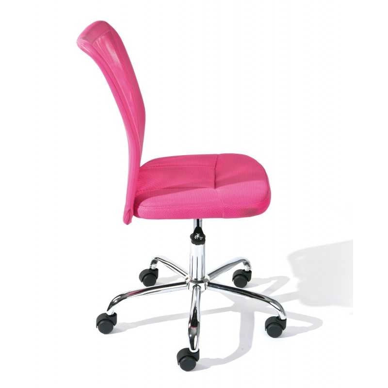 Sedia ufficio Fuxia Inter Link con ruote regolabile in altezza Dim. 43x56x88-98h