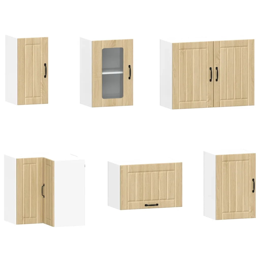 Set Mobili da Cucina 11 pz Lucca Rovere Sonoma in Truciolato