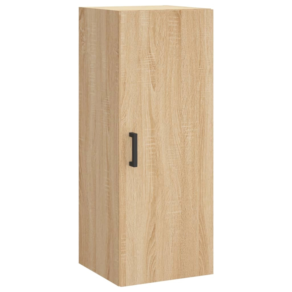 Buffet credenza cassettiera armadio mobile contenitore organizer cucina soggiorno salotto rovere Sonoma alto 34,5 x 34 x 180 cm legno ingegnerizzato marrone 02_0034047