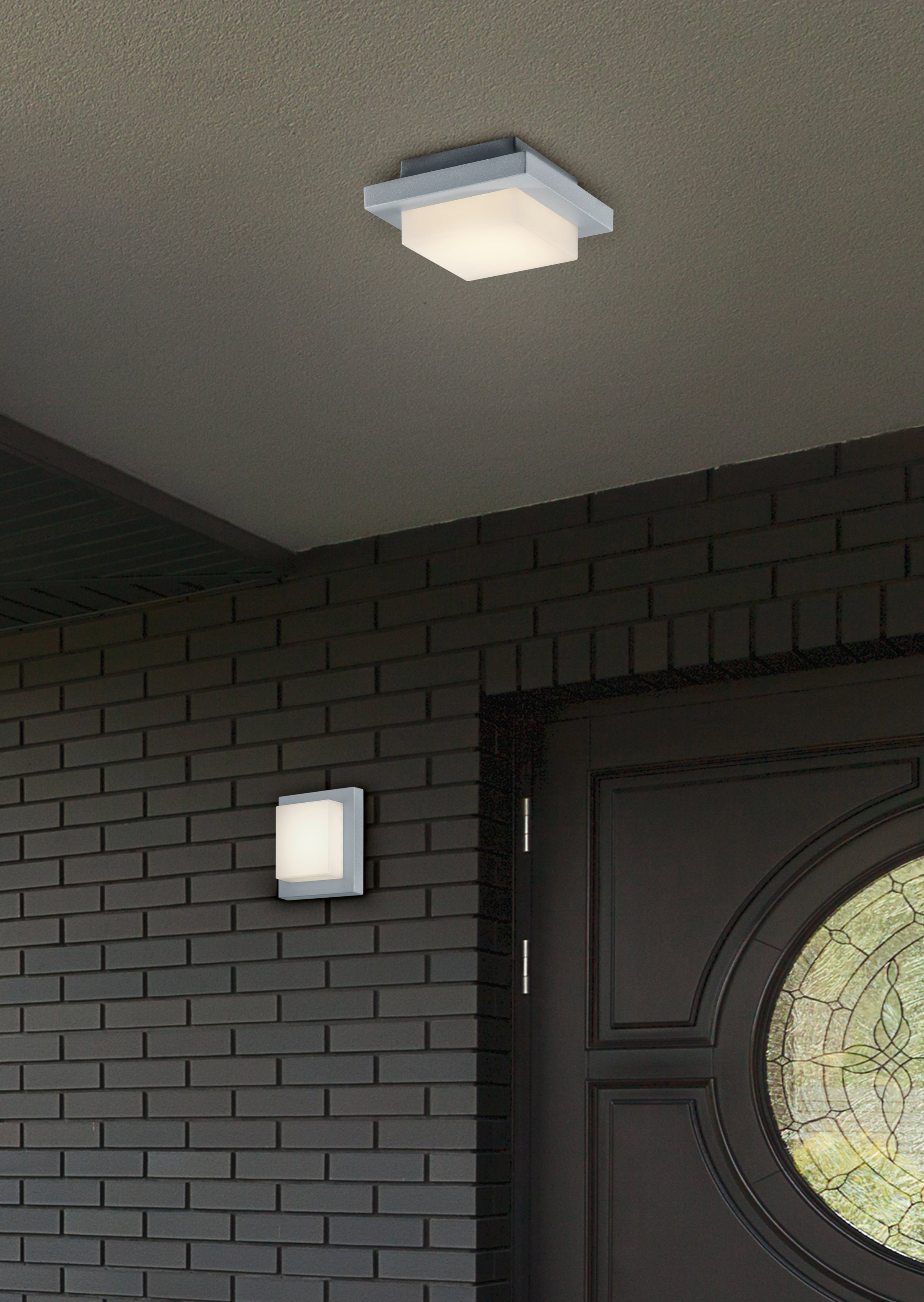 Applique da Esterno a LED in Pressofusione di alluminio Bianco