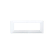 14657.01 Placca 7 Moduli Bianco Plana