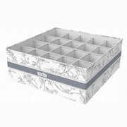 Trade Shop - Organizer Per Armadio 20 Scomparti Scatola Salvaspazio 32x32x12cm Fantasia 87333 -