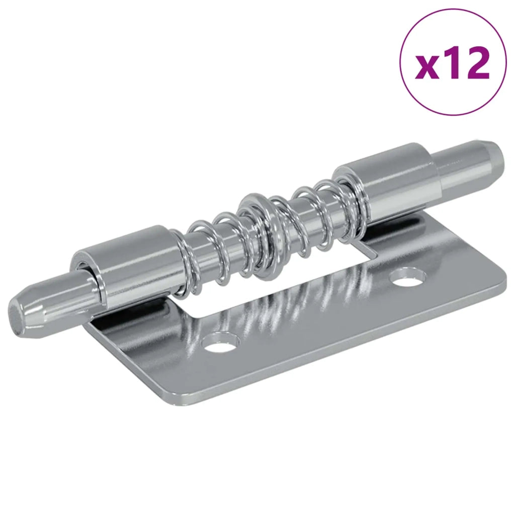 Chiusura 12 pcs Argento 46 x 17 x 1,2 mm Acciaio 864616