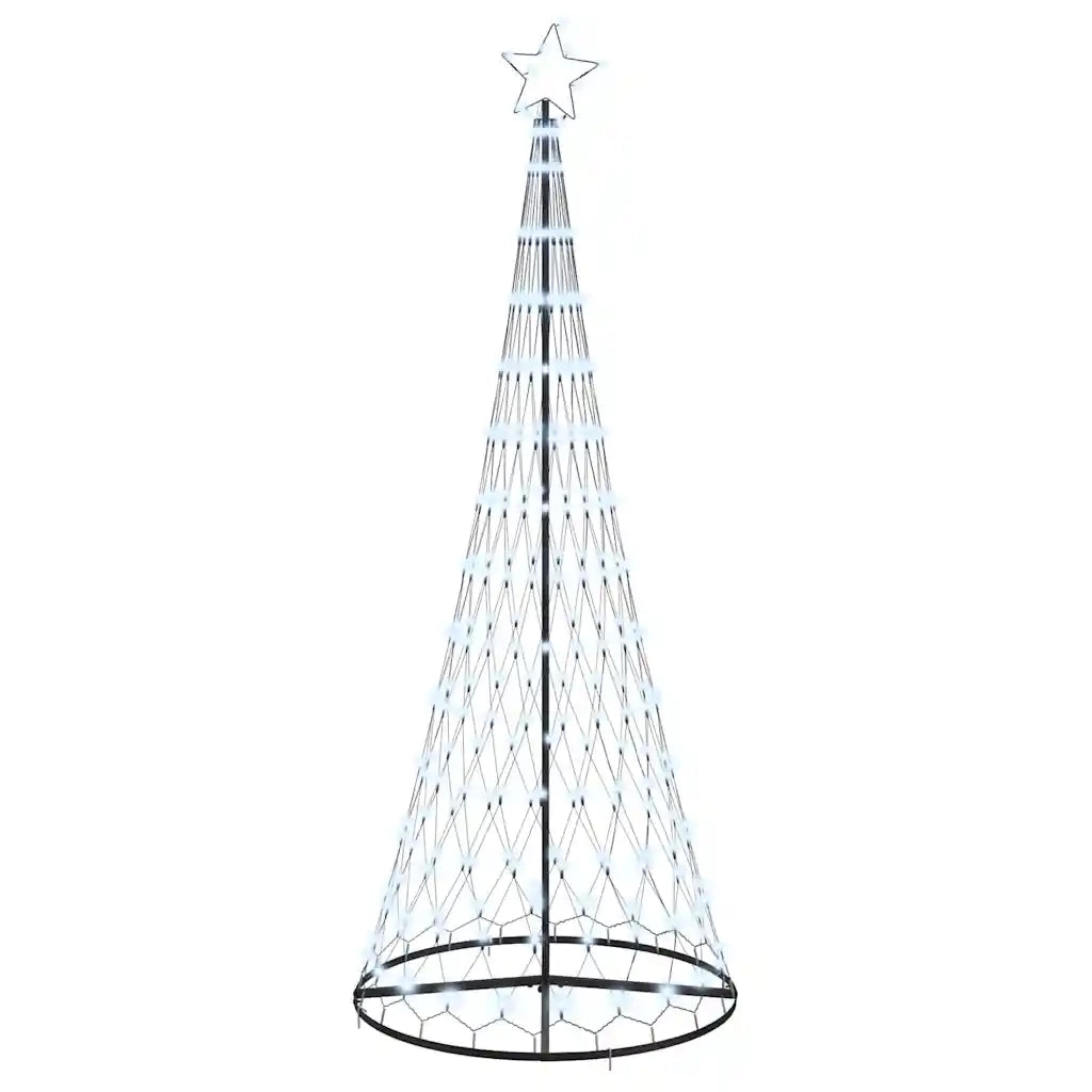 Albero di Natale LED con 295 LED Bianco freddo 250 cm Metallo 42018784