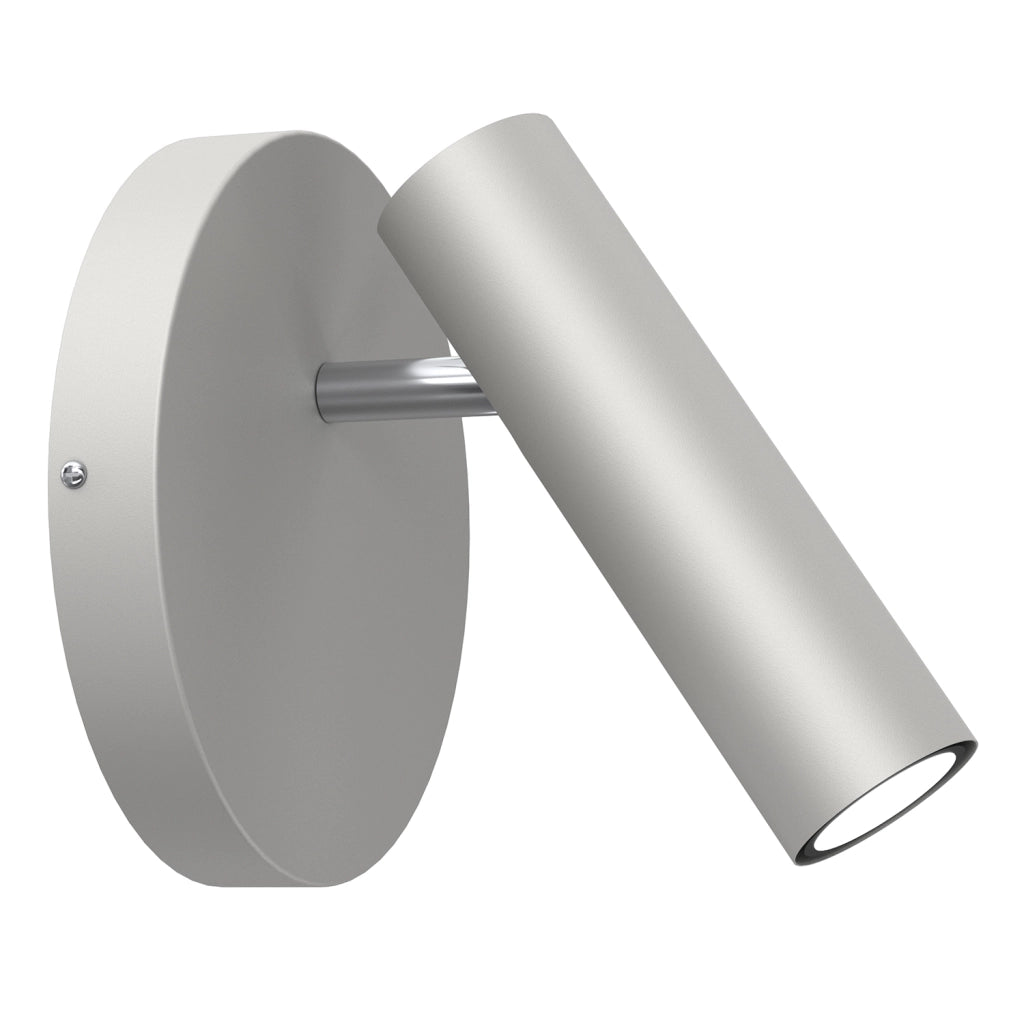 Applique lettura Axion grigio chiaro/cromo GU10 8W Luminex