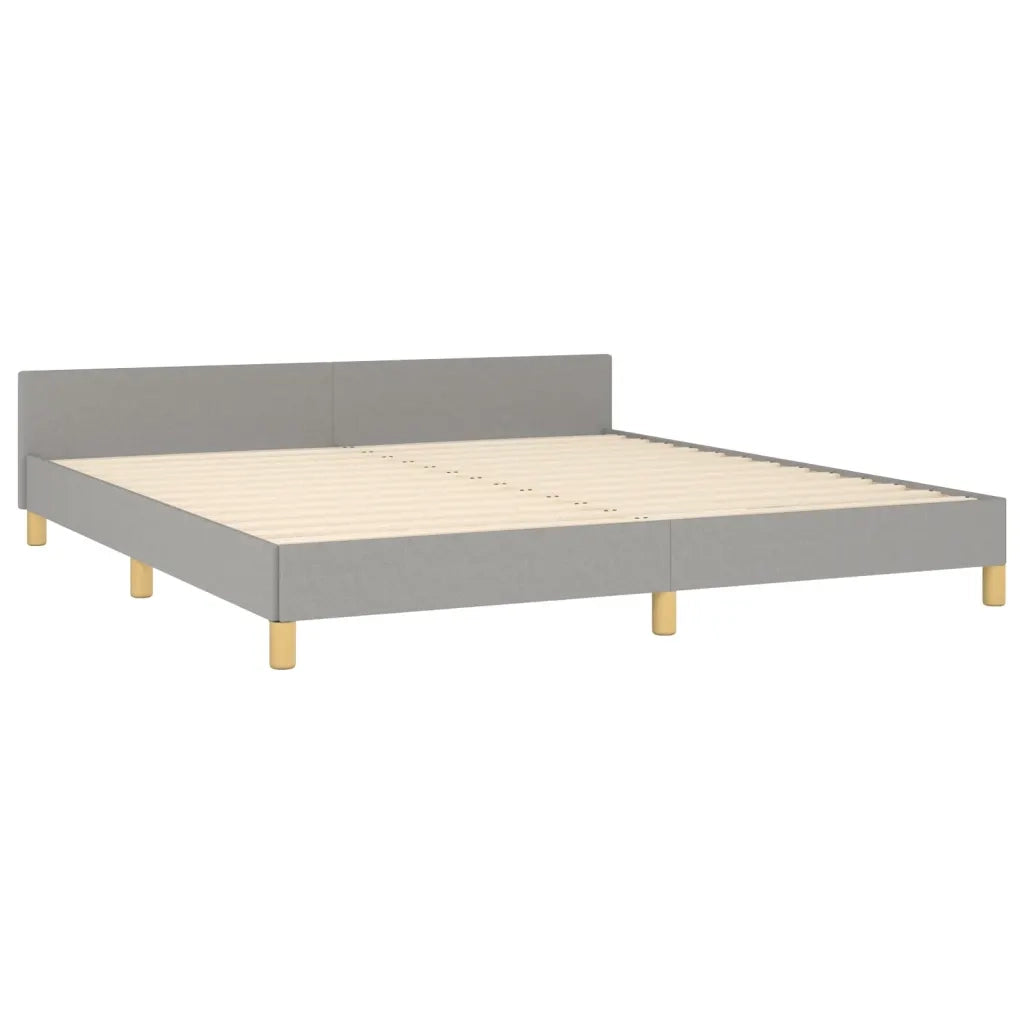 Giroletto senza Materasso Grigio Chiaro 180x200 cm Tessuto 3124992