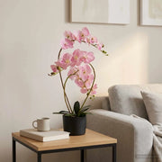 Pianta di Orchidea Artificiale con Vaso Rosa 45 x 15 x 65 cm 42042080