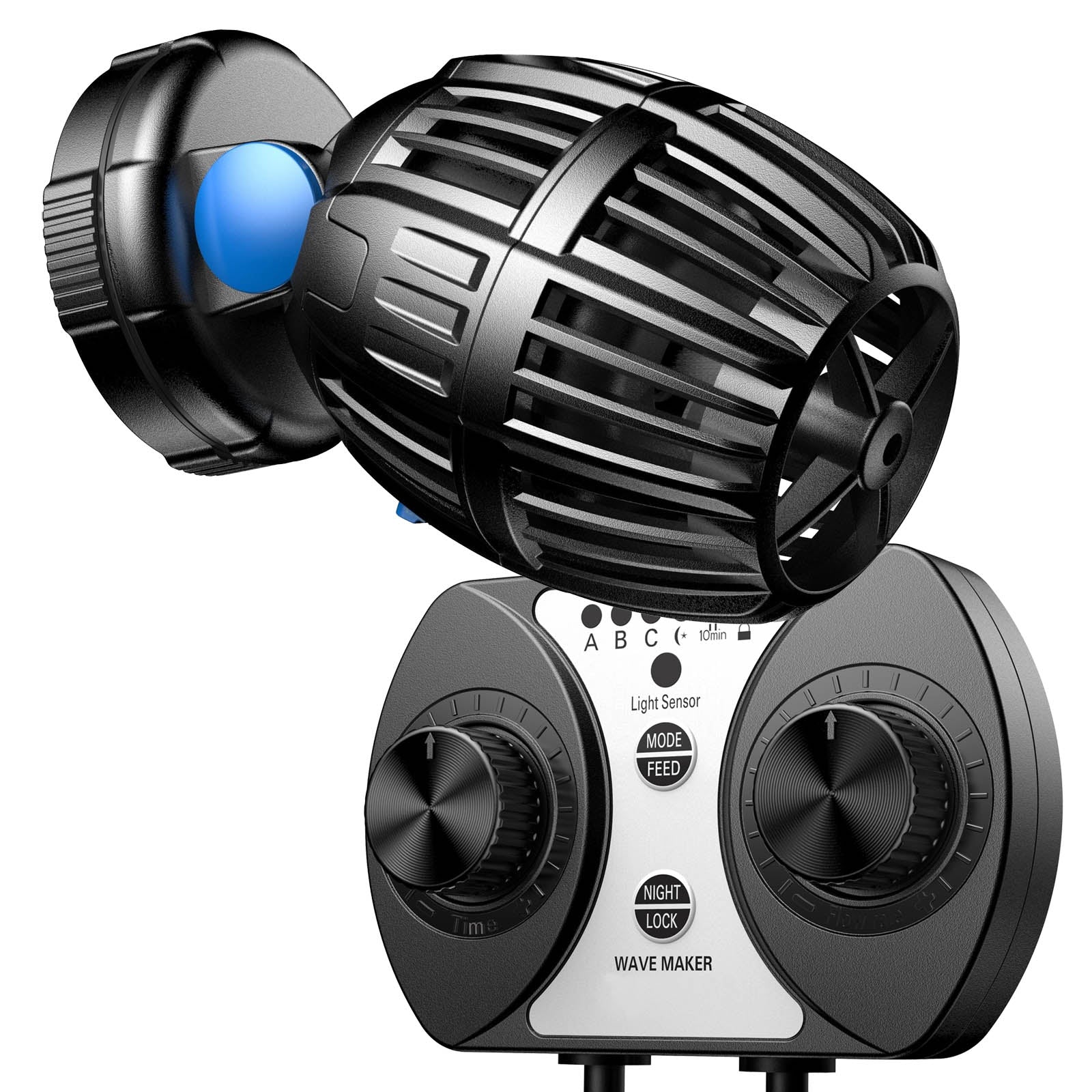 CW-120 Pompa di movimento per acquari con controller 700-8000l/h 20W Generatore di onde