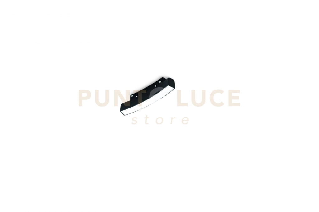 MODULO LED LINEARE PER BINARIO CIRCOLARE RAGGIO 80CM NERO 3000K 702LM 9W