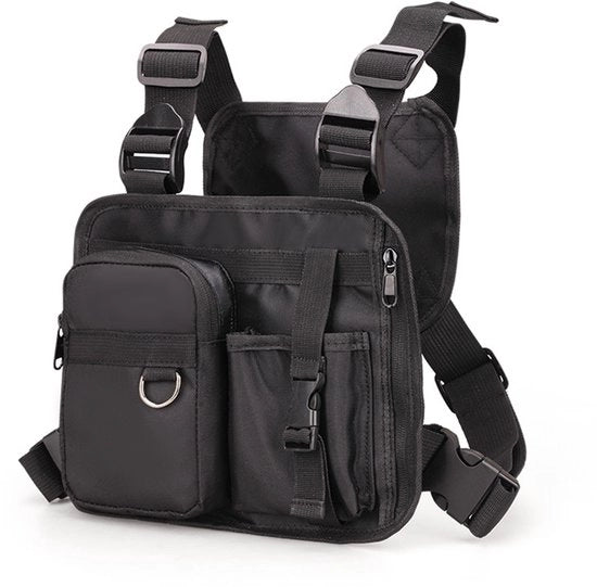 Borsa da spalla – Borsa da spalla tattica – Borsa da spalla regolabile per uomo – Adatta per corsa e camminata