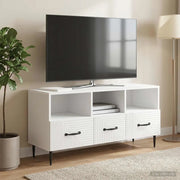 Mobile TV Bianco Lucido 102 x 34,5 x 50 cm Legno ingegnerizzato 894909