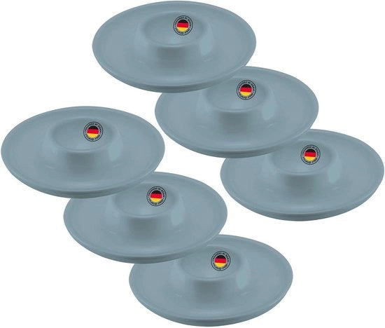 Palline di plastica a forma rotonda, stivocabili, di alta qualità, blu, 10cm
