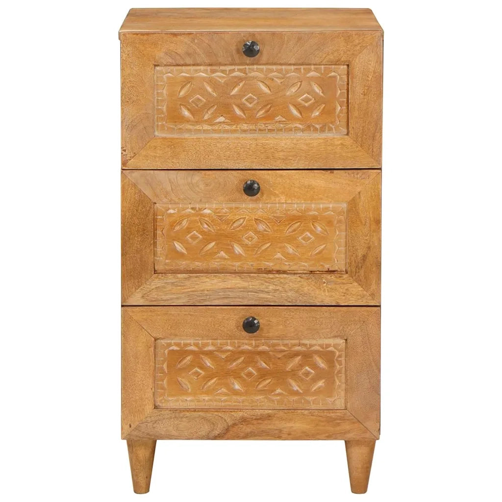 vidaXL Credenza con cassetto Marrone chiaro 33.5 x 40 x 75 cm