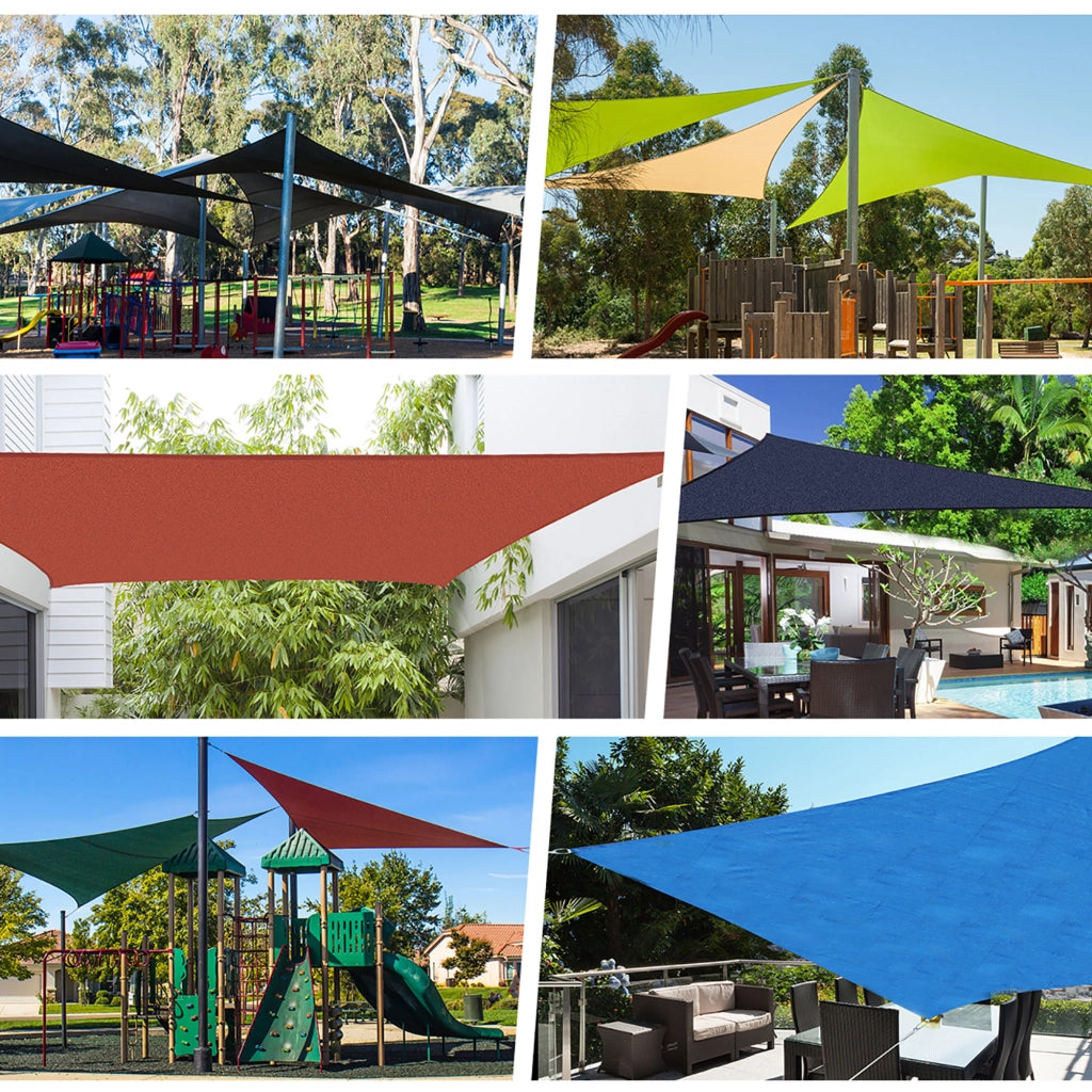 Tenda da Sole Rettangolare in HDPE ¨C zephmum ¨C Crema 4x6m
