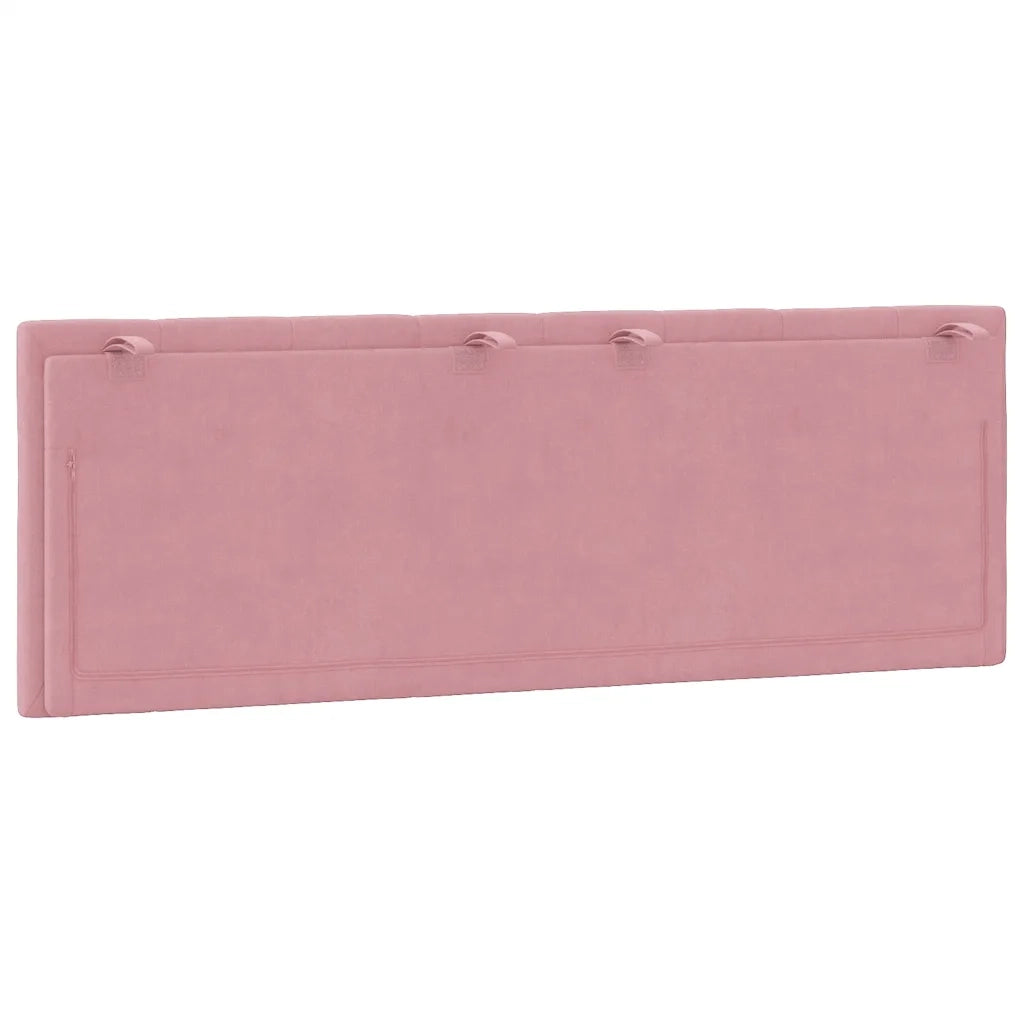 Cuscino Testiera Hanko Rosa 140 cm in Velluto CFW8615131
