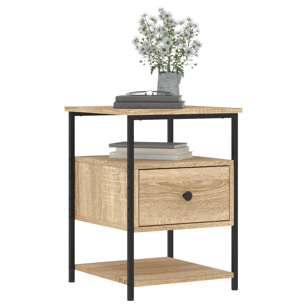 Comodini 2 pz Rovere Sonoma 40x42x56 cm in Legno Multistrato 826026