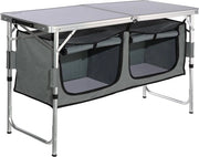 Tavolo da Campeggio - Tavolo Pieghevole - 120x47x70cm - 4 a 6 Persone - Con Scatole