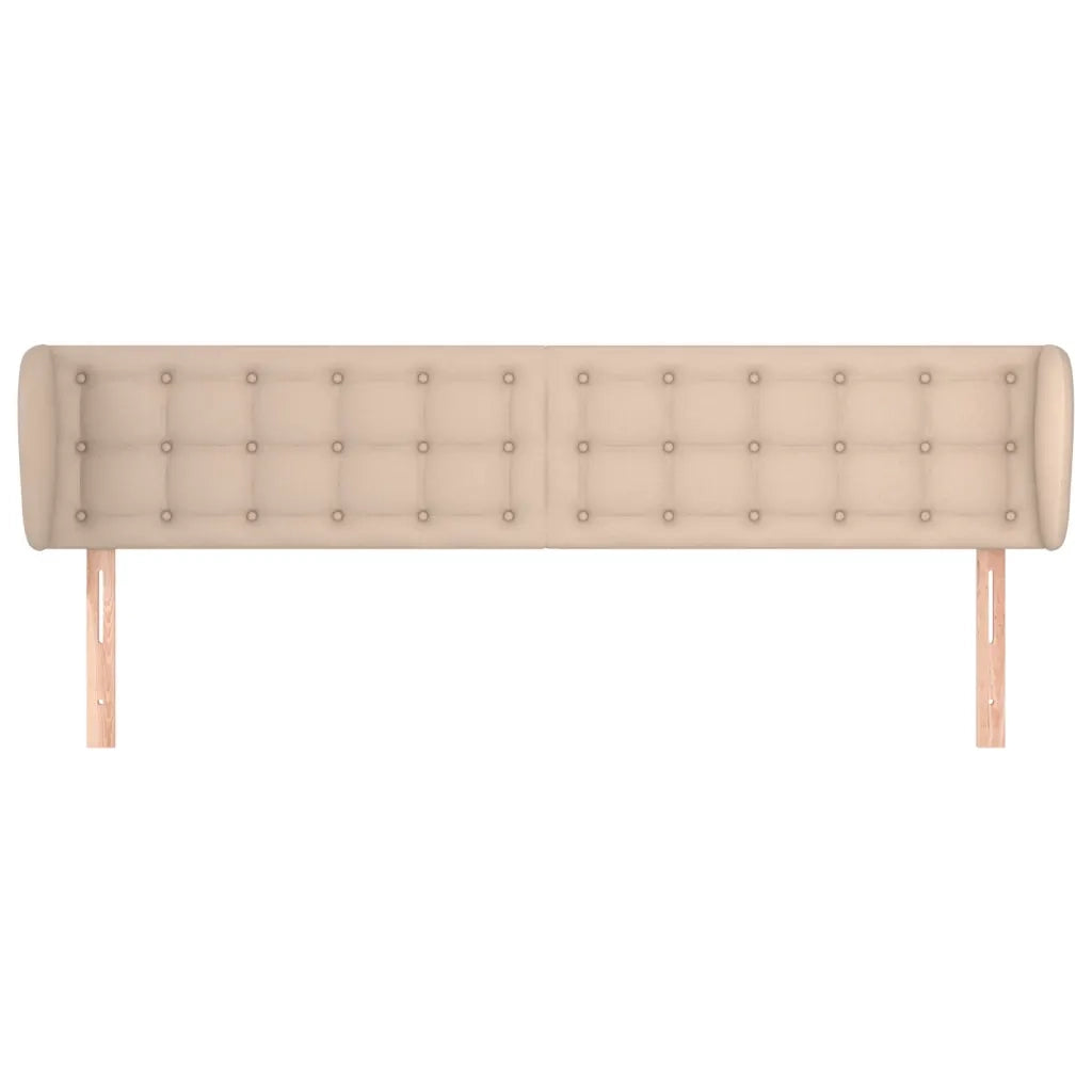 Testiera | Testata ad Orecchio Cappuccino 183x23x78/88 cm in Similpelle