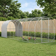 Pollaio Argento 800 x 200 x 200 cm Acciaio zincato 3434683