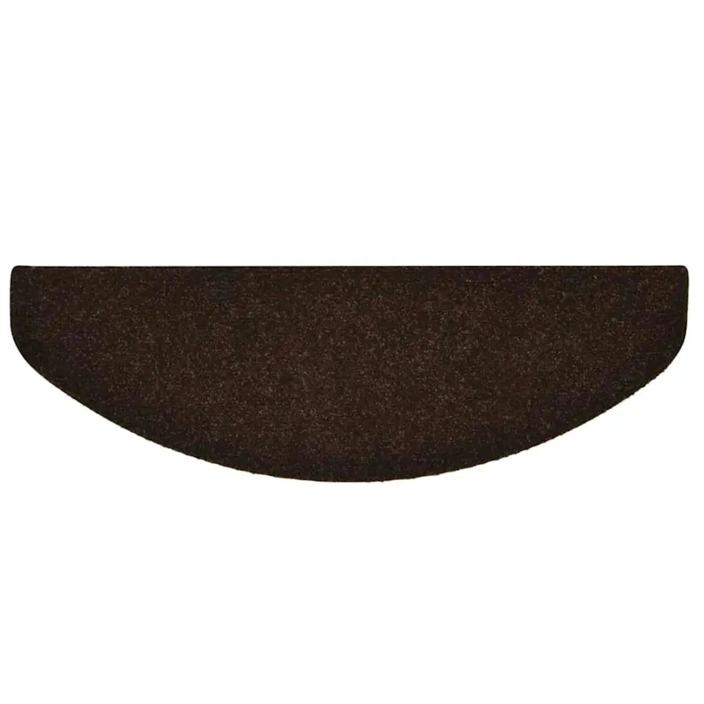 Tappetini per scale autoadesivi 20 pz 65x21x4 cm marrone semicircolari grandi 3365650