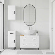 Set di armadietti da bagno in 3 pezzi HAARLEM Bianco Lucido 3417778