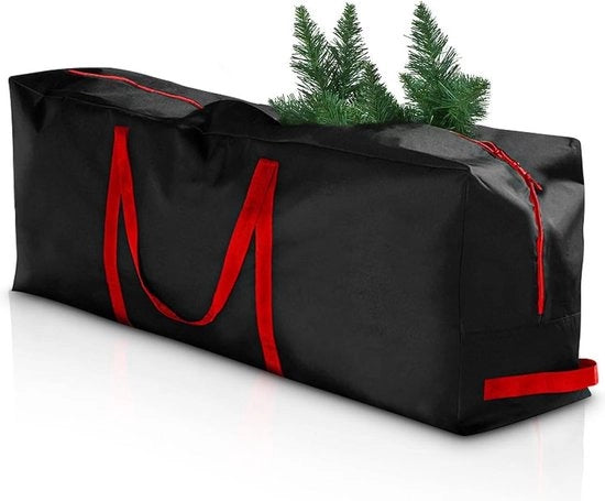 Cuscino esterno per giardino Borsa di stoccaggio impermeabile UV-resistente 600D Oxford Nero 173x76x51cm con cerniera e maniglie Cuscino esterno per giardino