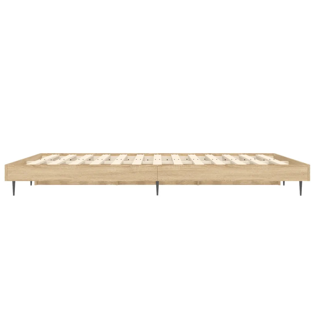 Giroletto senza Materasso Rovere Sonoma 140x190cm in Truciolato 832280