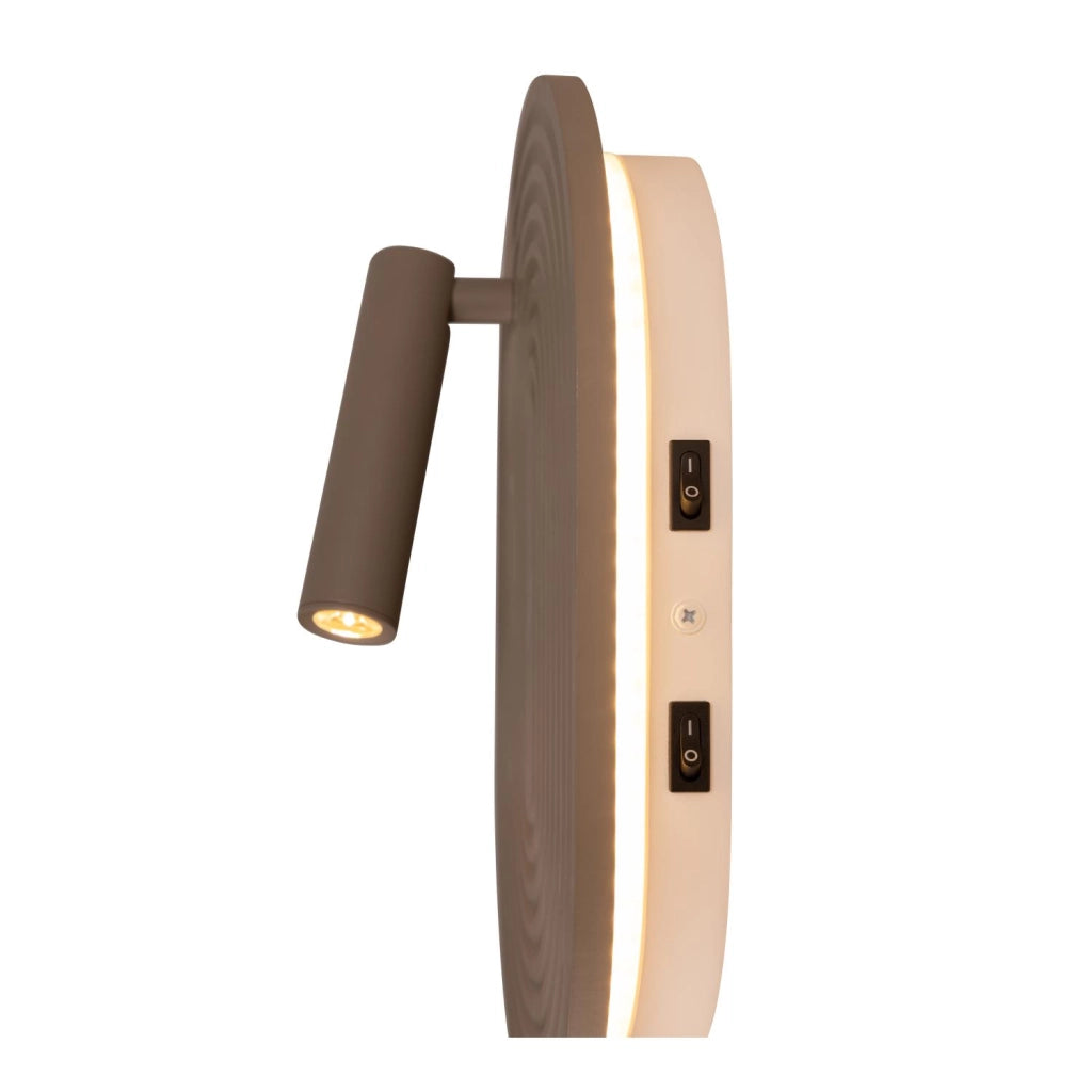 Applique LED CARMINO beige legno Lucide