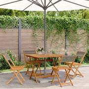 Set da Pranzo da Giardino 5 pz Polipropilene e Legno Massello 3281782