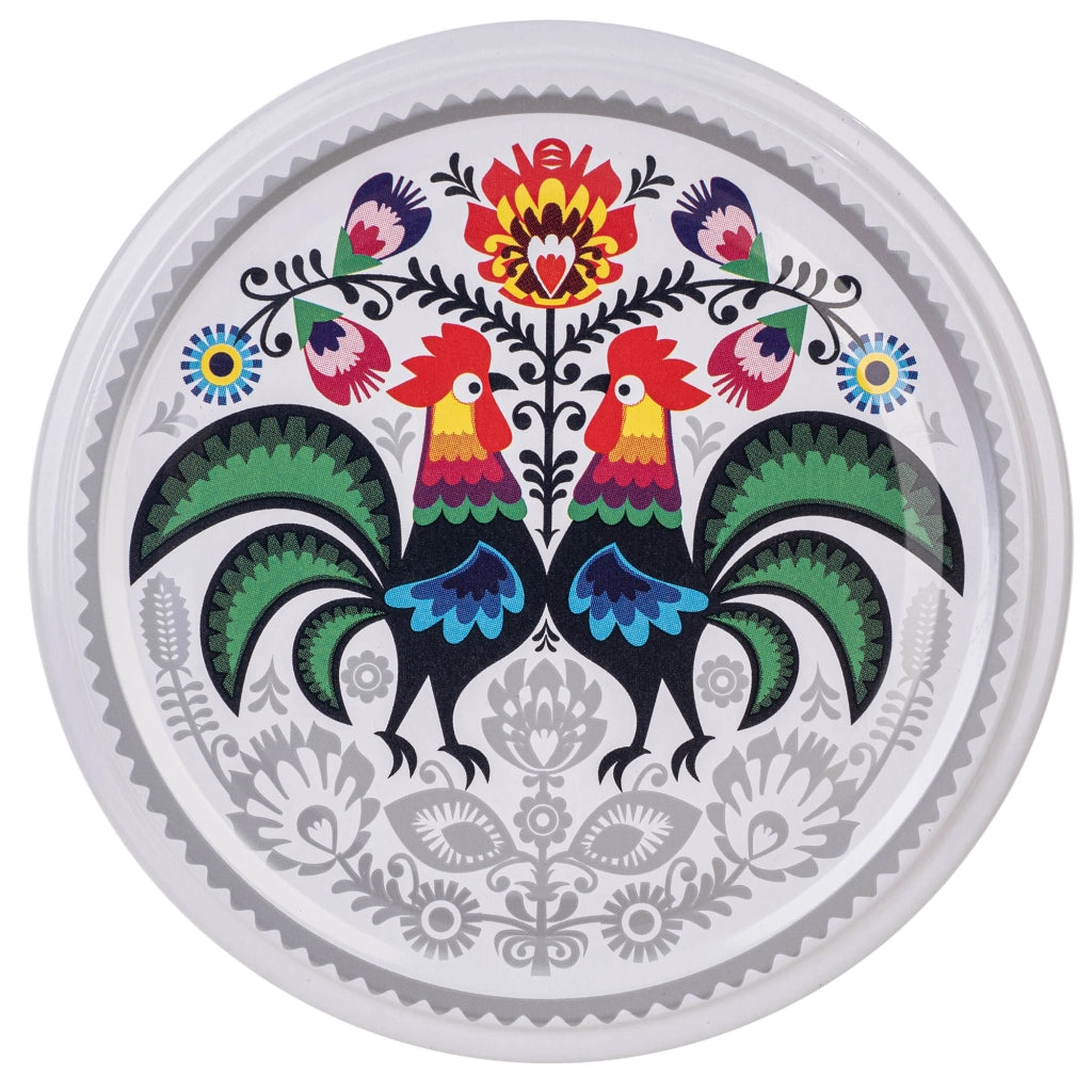 KADAX Barattoli per conserve Denia 250ml 50 pezzi 82mm + coperchio "Folklore con gallo"