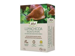LUMACHICIDA FORTYL - IRONITE PFNPE PER PIANTE- - astuccio Kg.1 - 4 pezzi COPYR