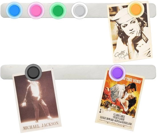 Bordo Magnetico per Fotografia con 7 Magneti Forti per Documenti, 2 Pezzi