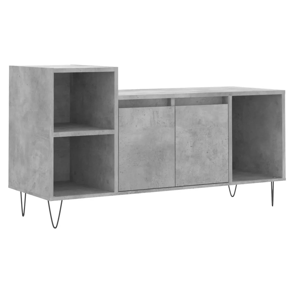 Mobile per TV-Credenza TV-Console TV Grigio Cemento 100x35x55 cm Legno Multistrato 197742