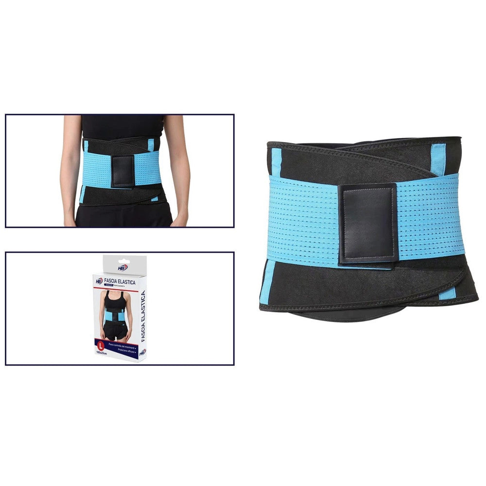 Trade Shop - Fascia Lombare Supporto Per La Schiena Cintura Di Sostegno Trainer Pancia Unisex -