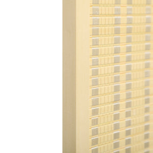 Paravento Separè 4 Pannelli H180 cm in Legno e Bambù Naturale